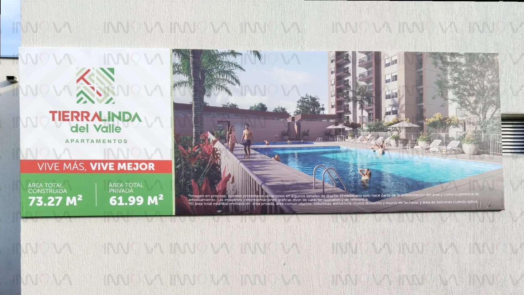 AVISOS DE FACHADA - TIPO BASTIDOR - Imagen 1
