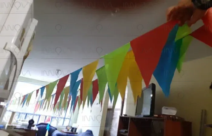 BANDERAS - TIRAS DE BANDERINES COLGANTES - Imagen 6