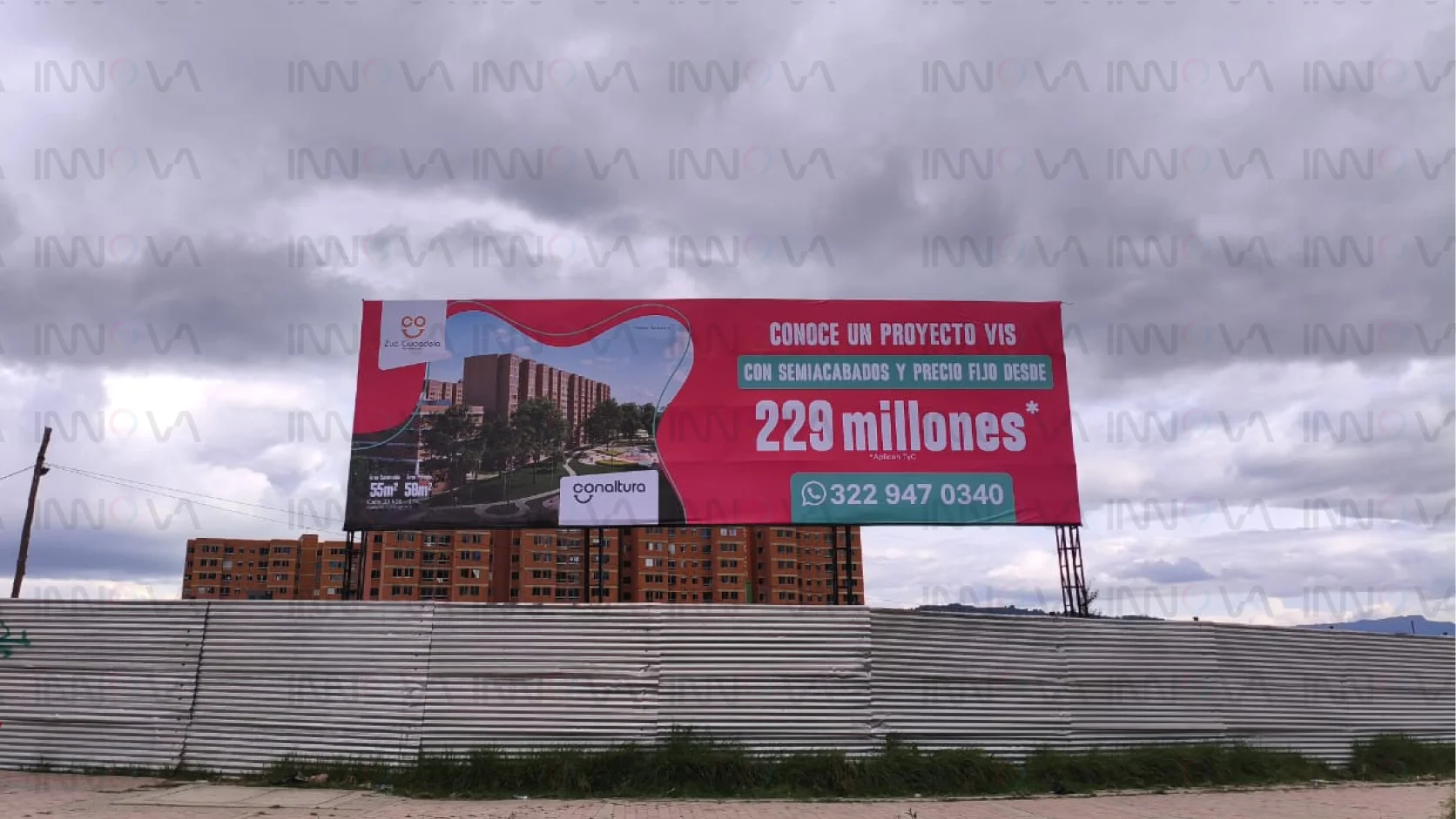 VALLA PUBLICITARIA - METALICA CON BASTIDOR - Imagen 3